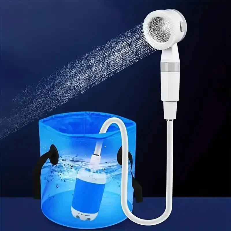 Tragbares, wiederaufladbares Bewässerungssystem – Outdoor-Dusche & Campingbad