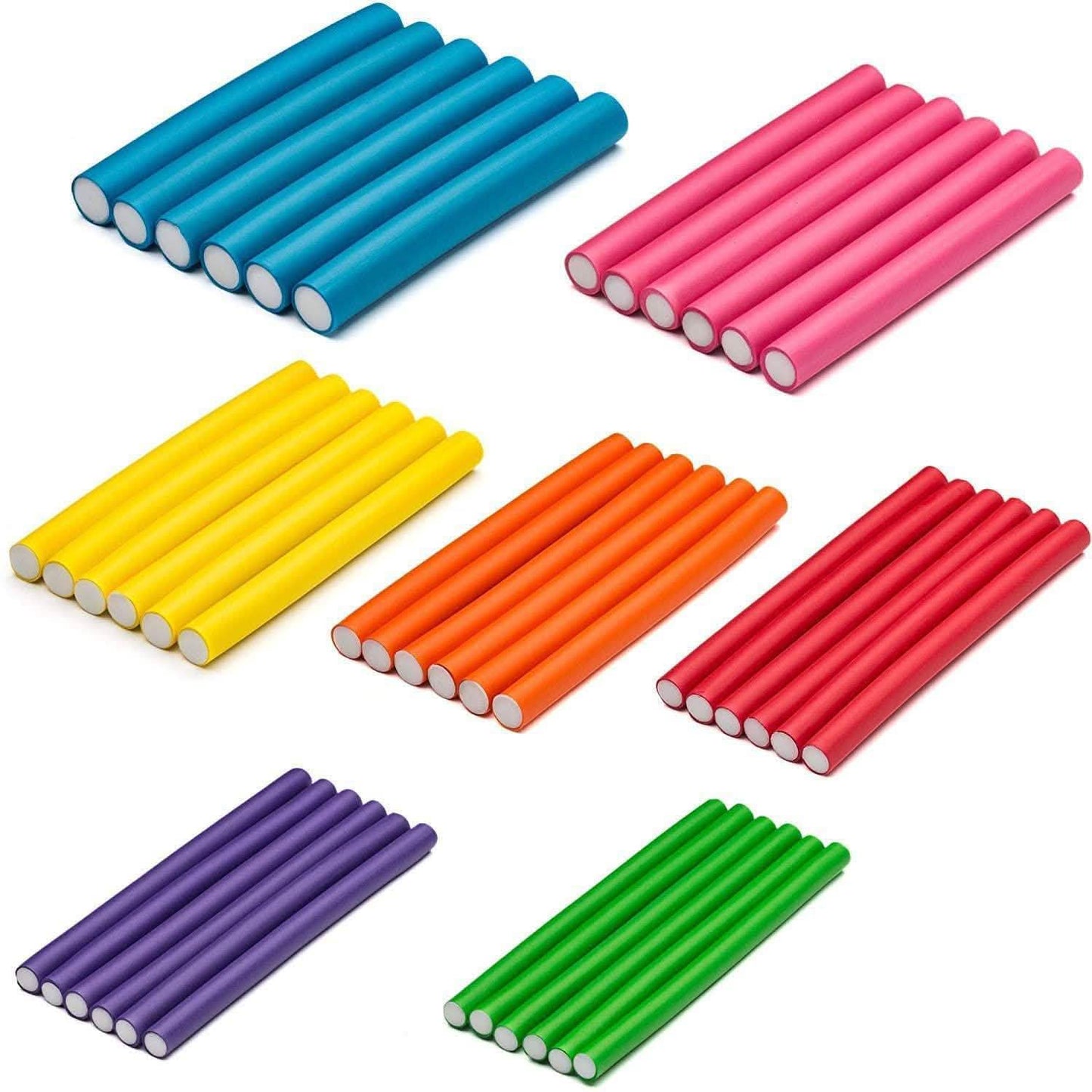 42er-Pack: Tifara 7" flexible Lockenwickler