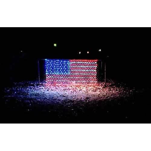 420 LED US-Flagge Lichterkette, Fortschrittlich
