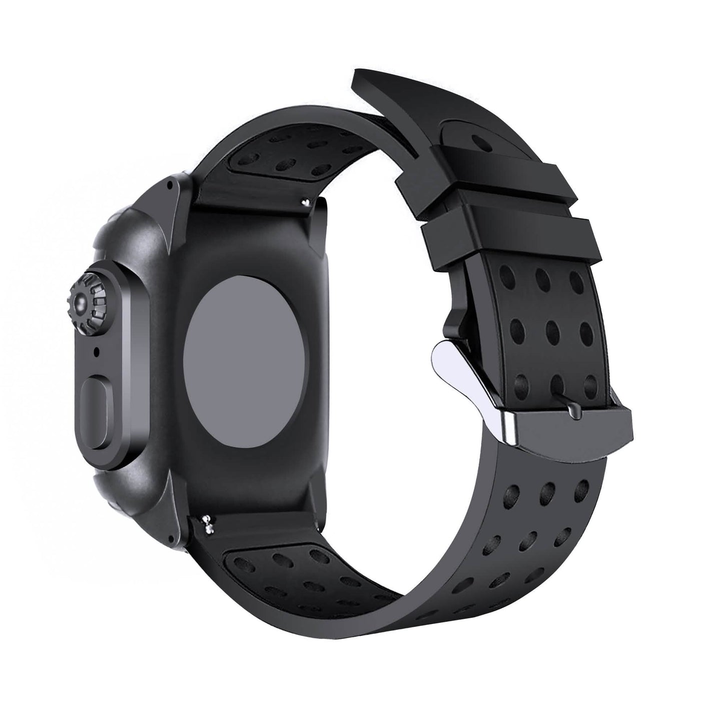 44MM Vollständige Abdeckung Durchsichtige Gehäuseschutzfolie mit Armbändern für Apple iWatch 4 und 5