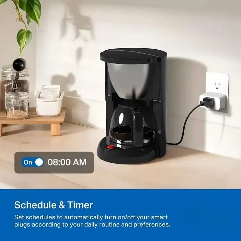 2er-Pack: WiFi Smart Plug – 15A, Timer & App-Steuerung, Funktioniert mit Alexa & Google Home