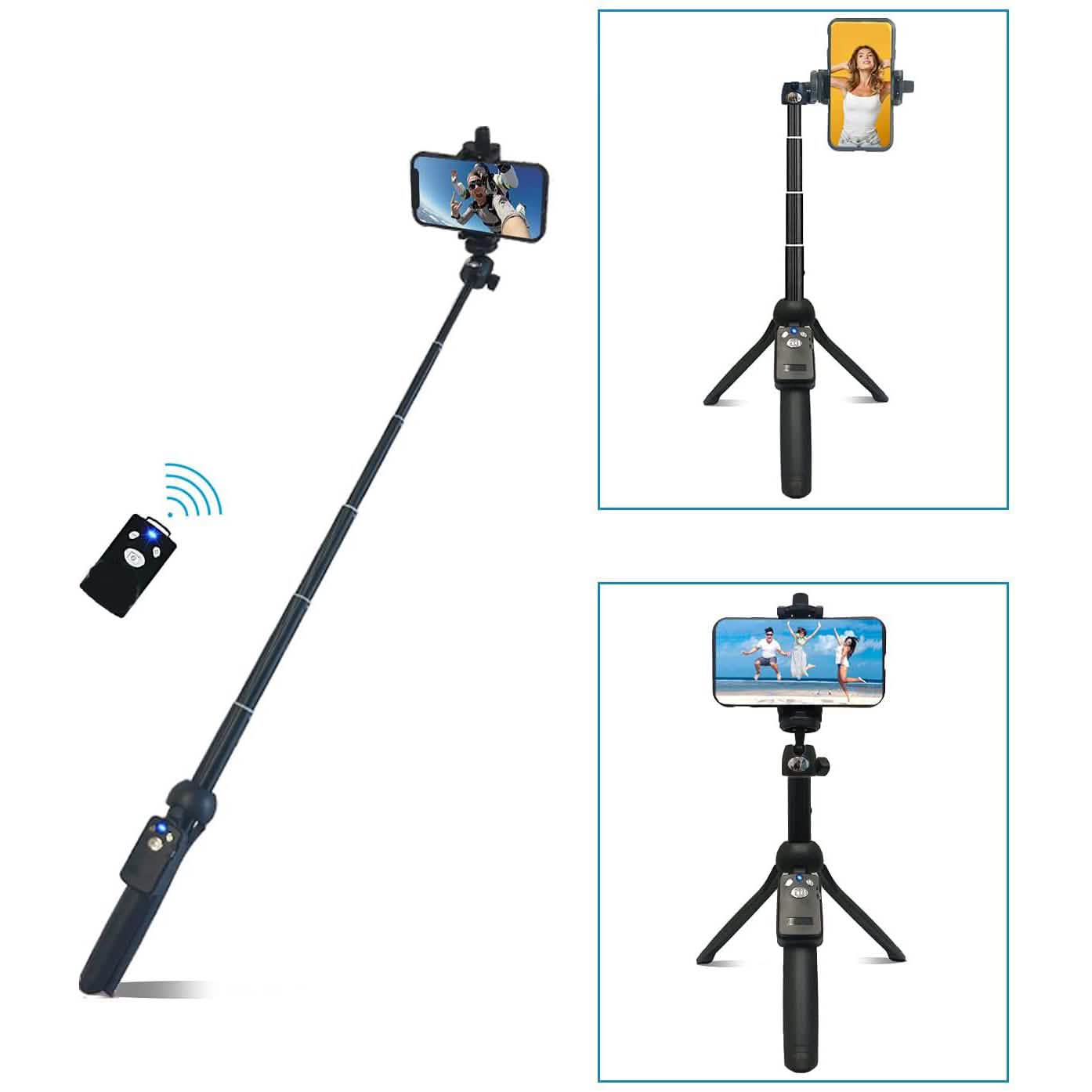 48" Tragbares Selfie-Stick-Stativ