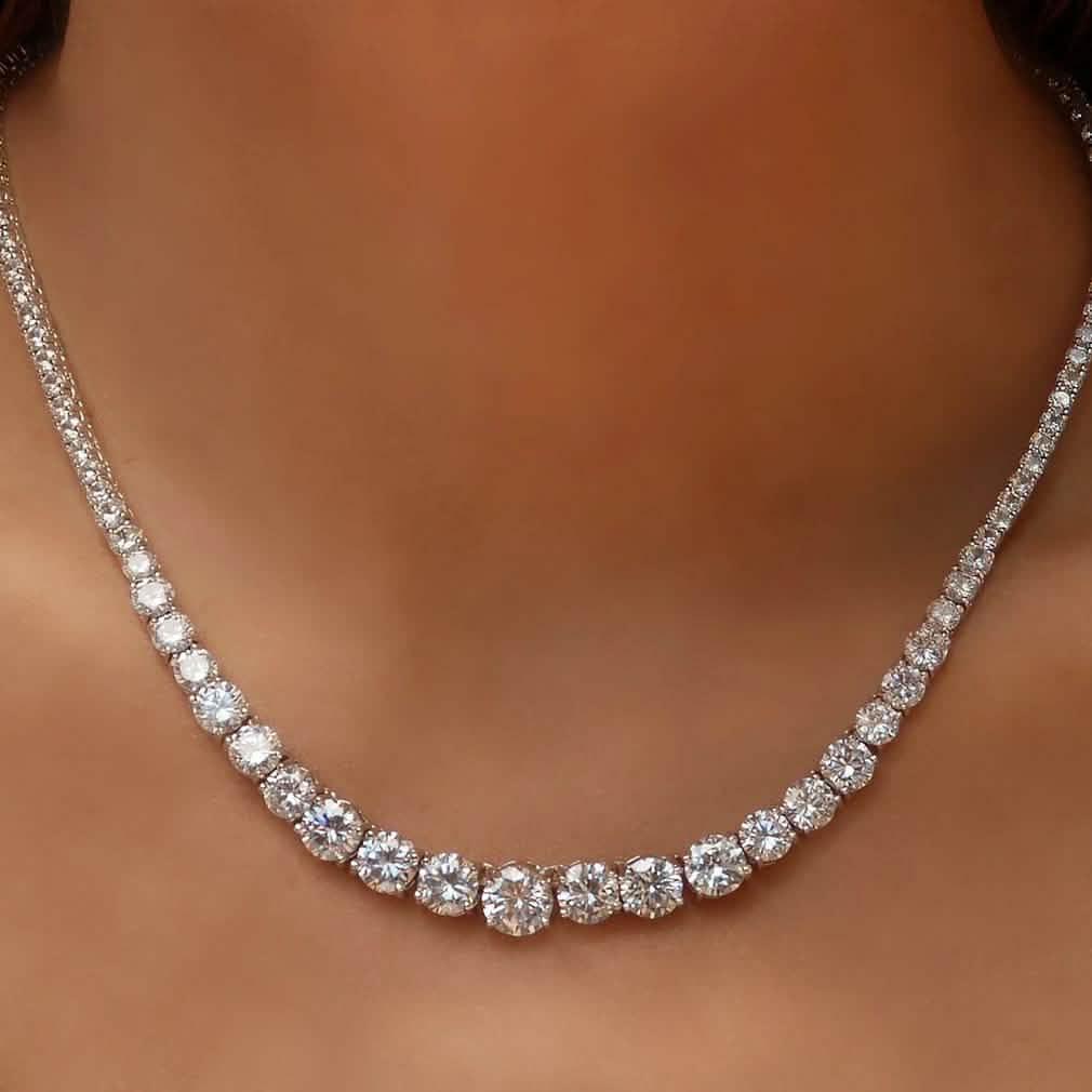 48,00 CTTW Tennis Halskette mit Swarovski® Kristallen