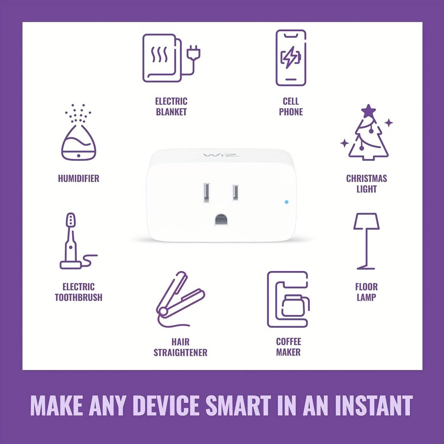 2er-Pack: WiFi Smart Plug – 15A, Timer & App-Steuerung, Funktioniert mit Alexa & Google Home