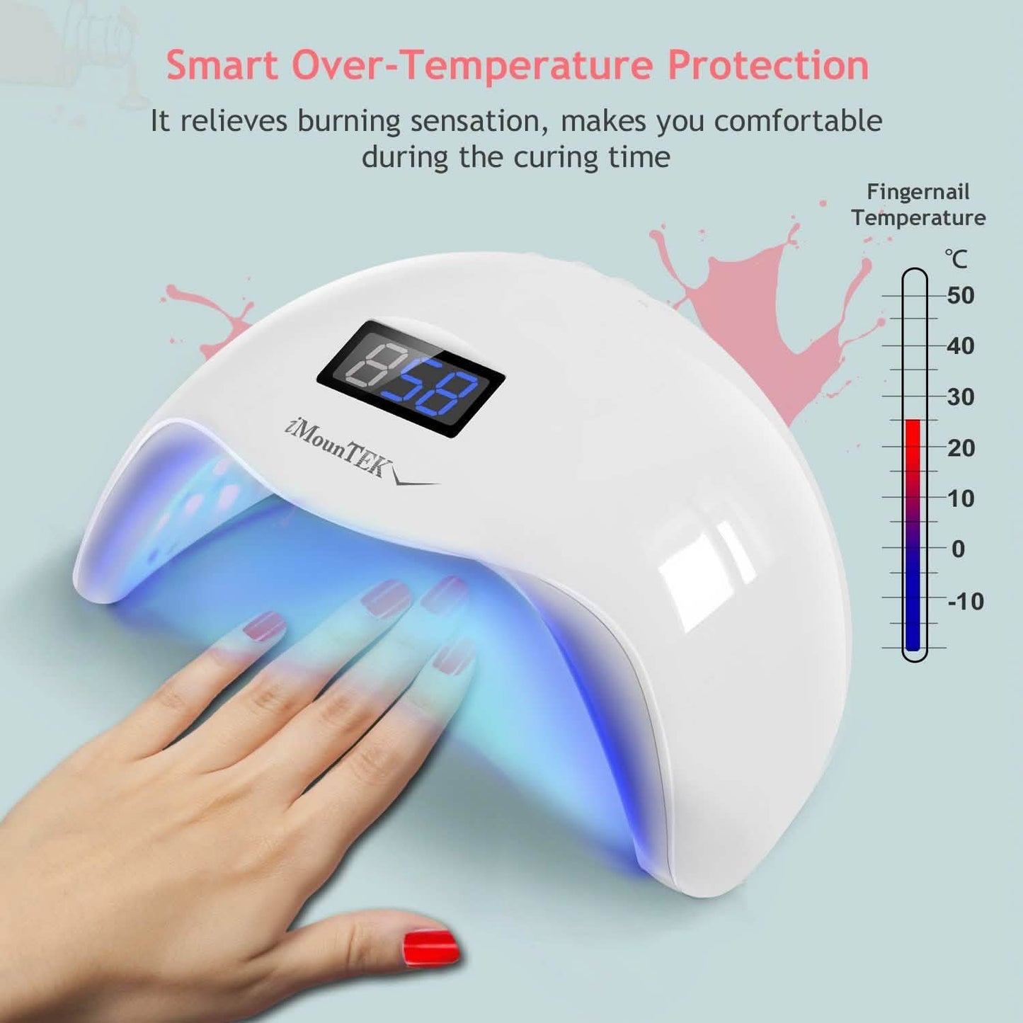 48W UV LED Nagellampe Gelnagellack-Trockner