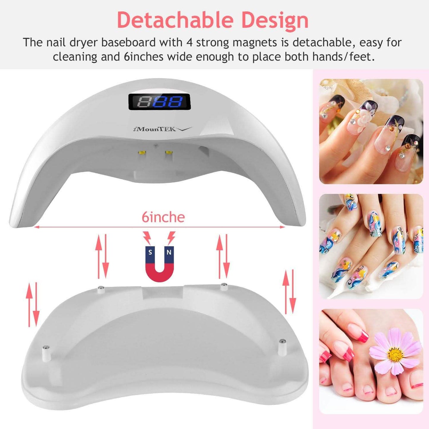 48W UV LED Nagellampe Gelnagellack-Trockner