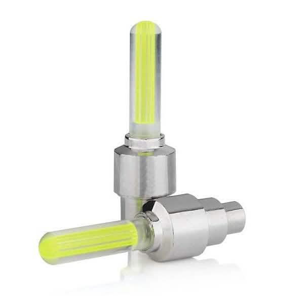 4er-Pack: Bewegungsmelder-LED-Reifenventilkappenleuchten