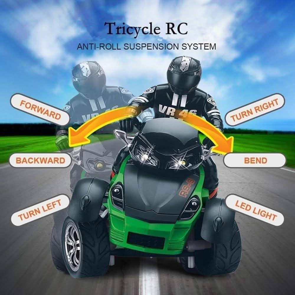 Allrad Offroad 3-Rad Drifting Stunt RC Motorrad
