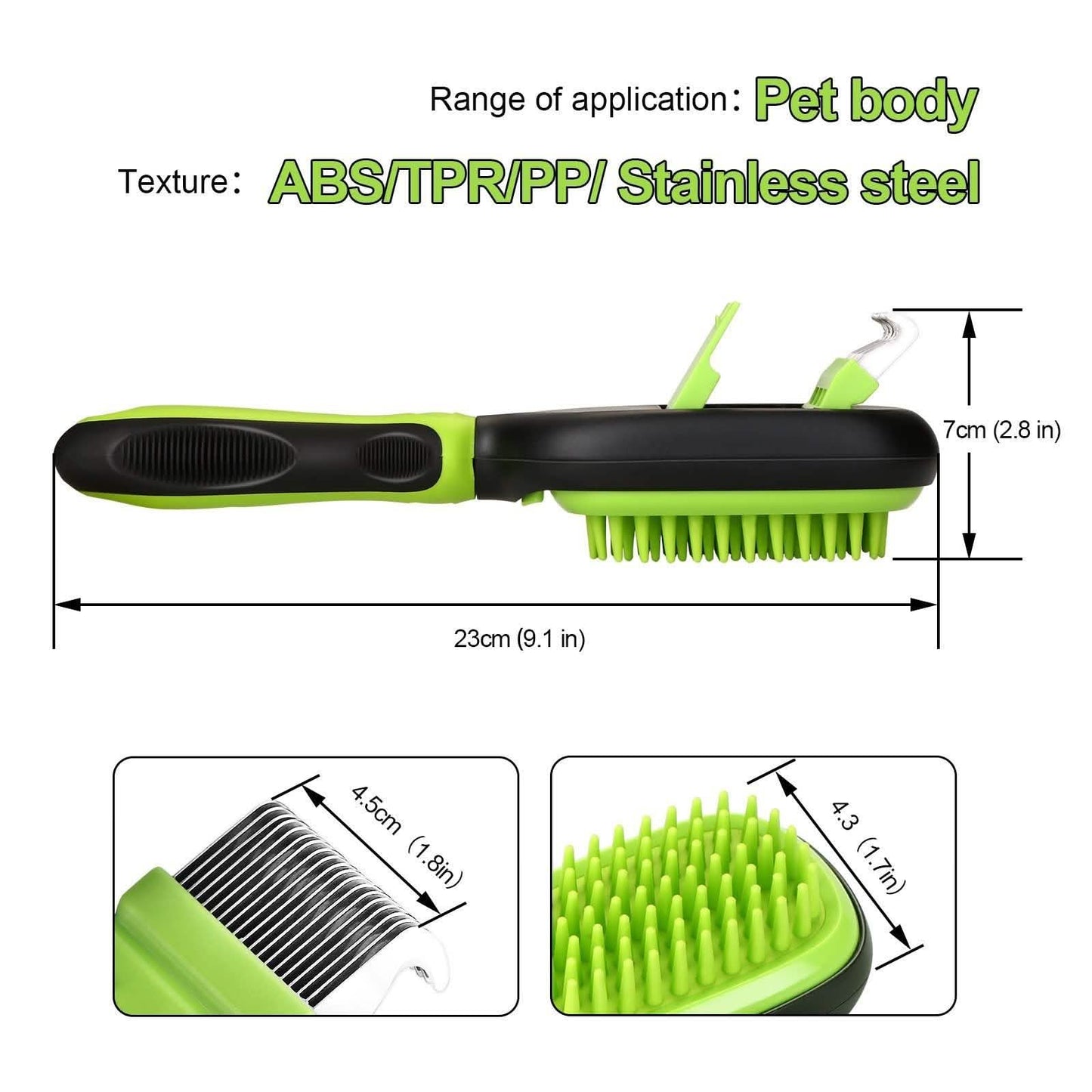 5-in-1 Haustierbürsten-Set Fellpflege und Massagekämme