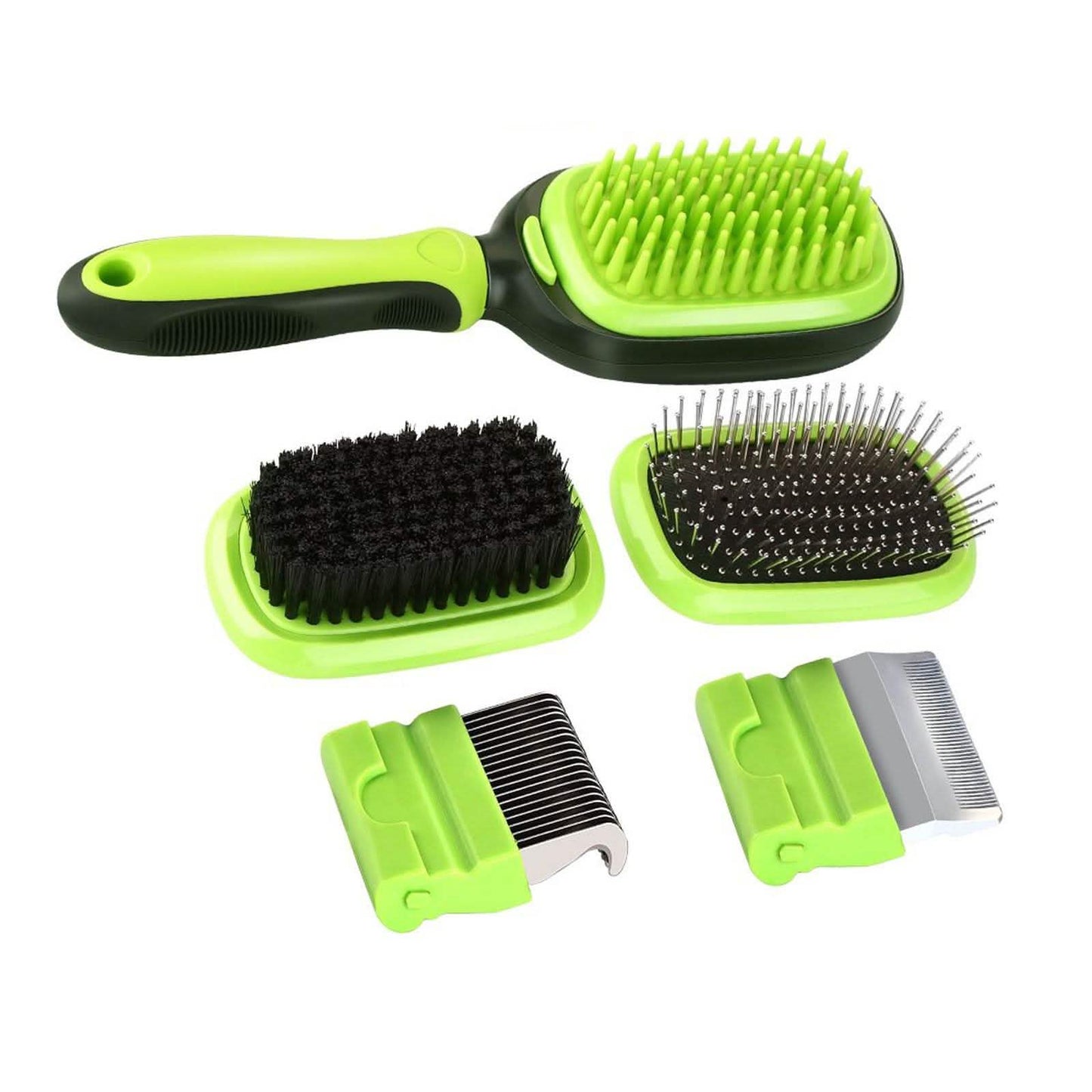 5-in-1 Haustierbürsten-Set Fellpflege und Massagekämme