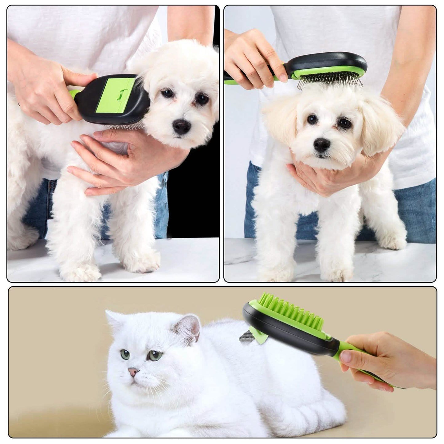 5-in-1 Haustierbürsten-Set Fellpflege und Massagekämme