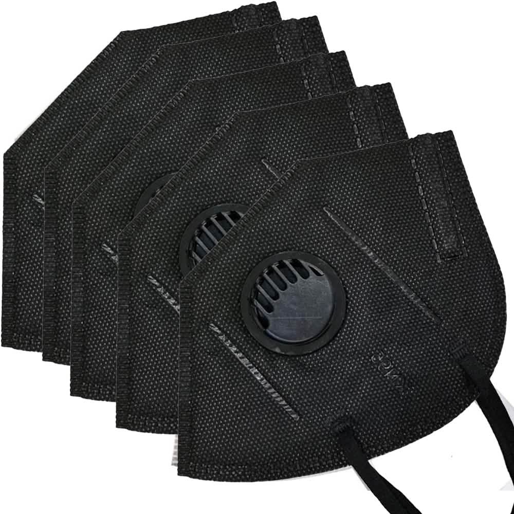 5-lagige KN95 Gesichtsmaske mit Atemventil