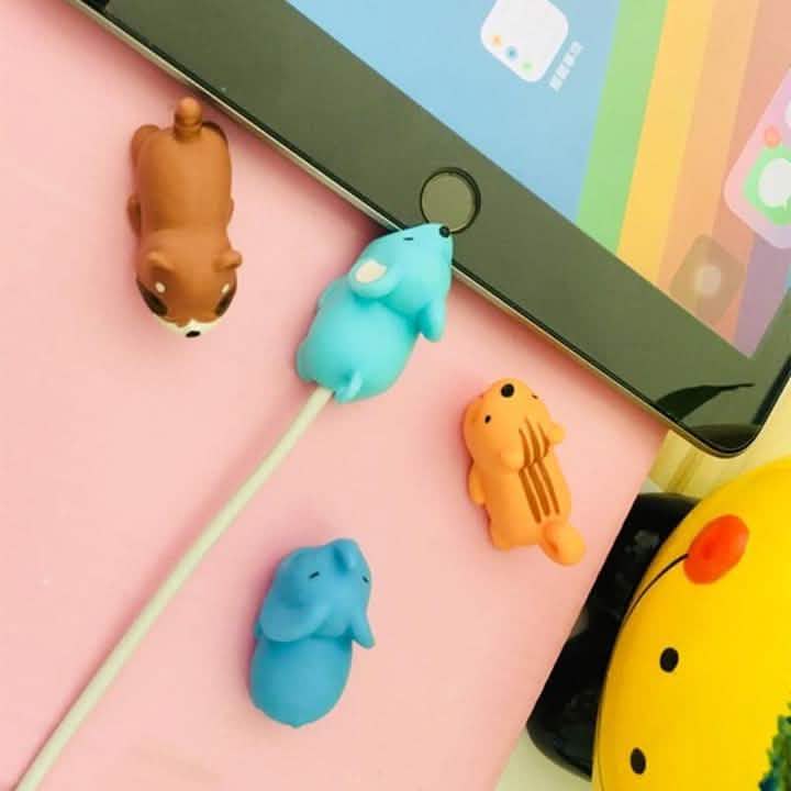 5er-Pack: Chompy Tiere Kabelschutz