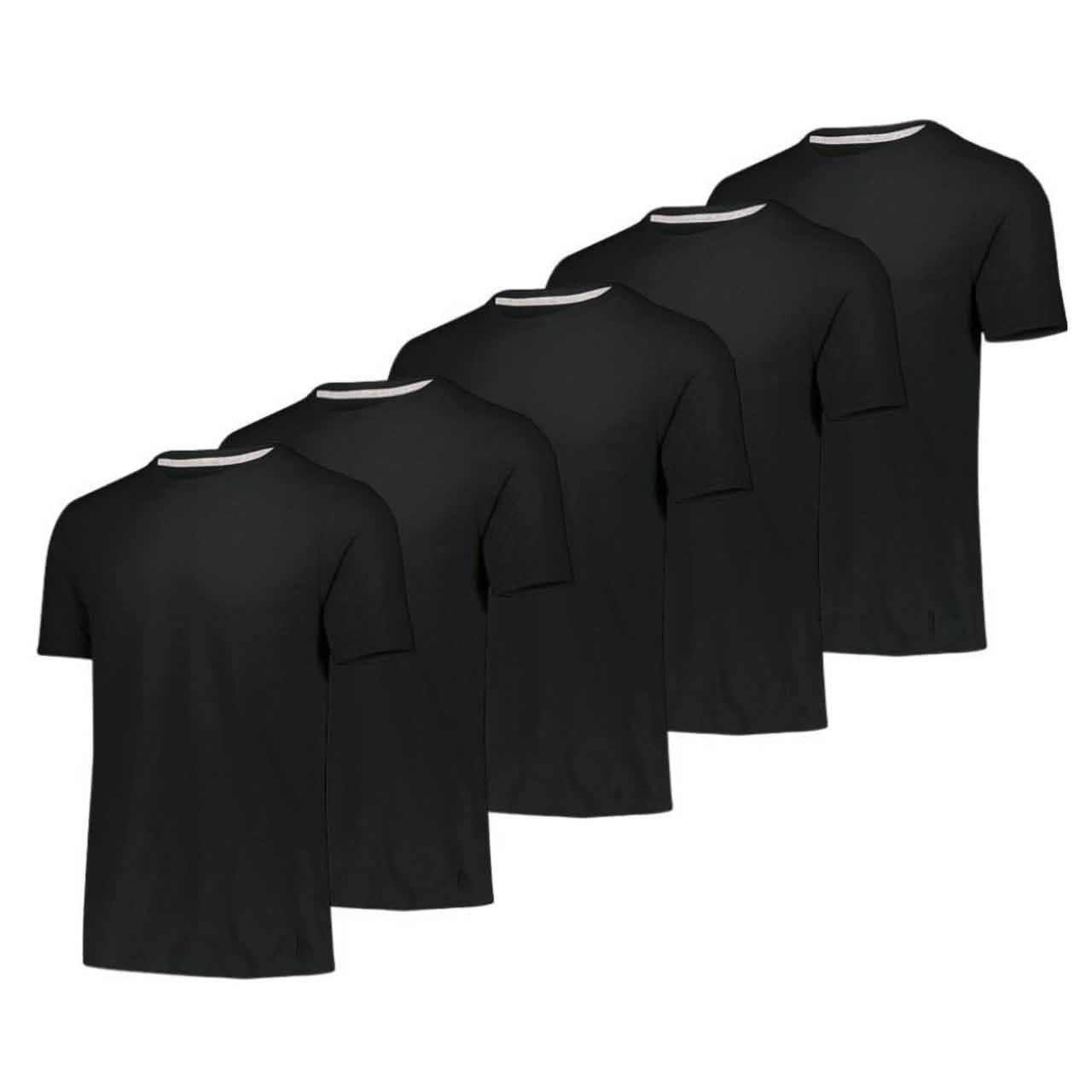 5er-Pack: Feuchtigkeitsregulierende Sport-T-Shirts für Herren