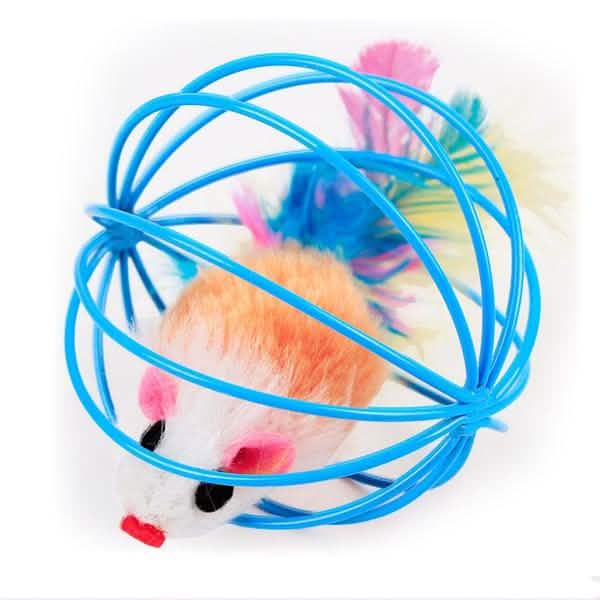 5er-Pack: Haustier Katzenbaby Spielmaus Ballkäfig