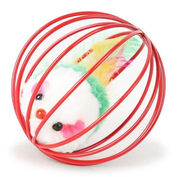 5er-Pack: Haustier Katzenbaby Spielmaus Ballkäfig