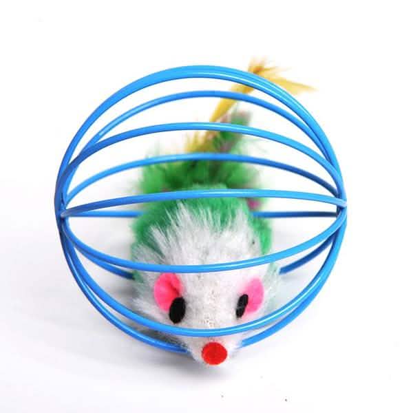 5er-Pack: Haustier Katzenbaby Spielmaus Ballkäfig