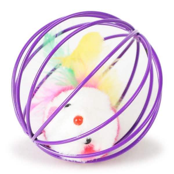 5er-Pack: Haustier Katzenbaby Spielmaus Ballkäfig