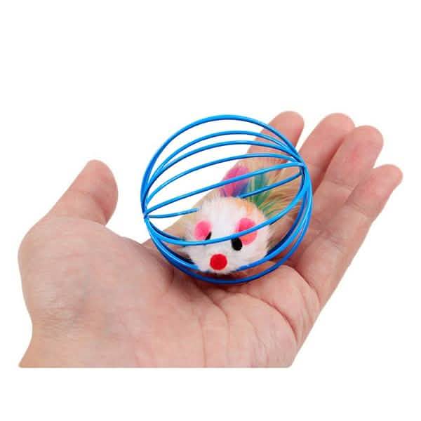 5er-Pack: Haustier Katzenbaby Spielmaus Ballkäfig