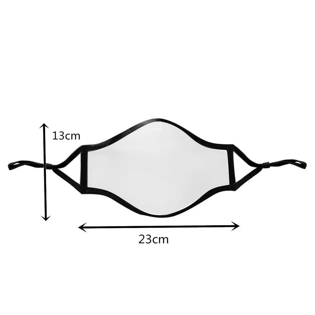 5er-Pack: Transparente Gesichtsmasken