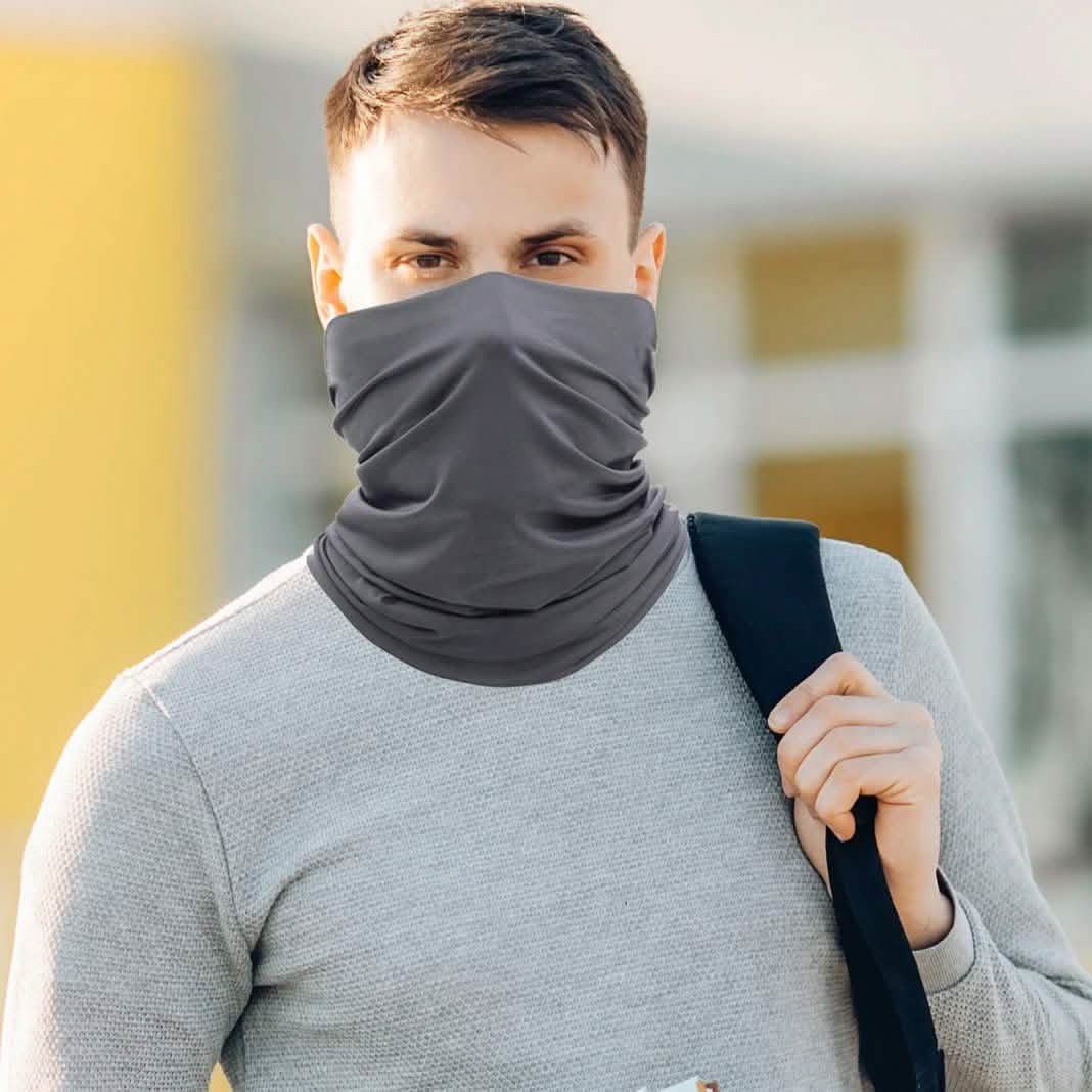 5er-Pack: Waschbare und wiederverwendbare Gesichtsmaske Bandana und Halsgamasche