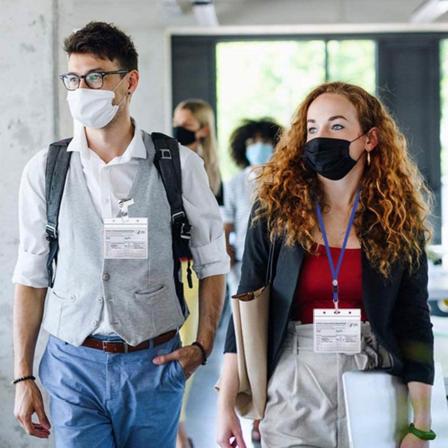 5er-Pack: Wasserdichte transparente Hülle für CDC-Impfausweis und Impfpass