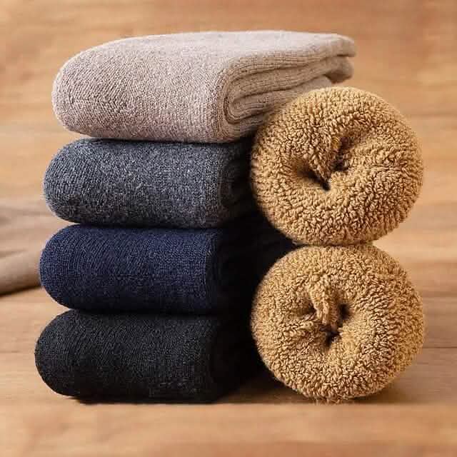 5er-Pack: Winter Warme Socken Geschenk Warme Wollsocken