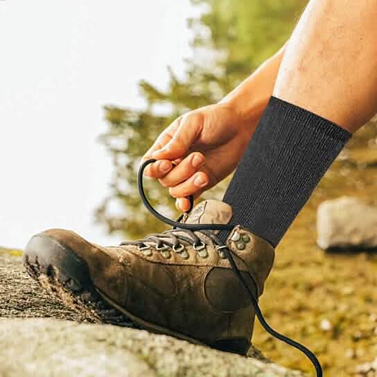 5 Paar: Herren warme dicke Merinowolle-Socken für kalte Wintertage