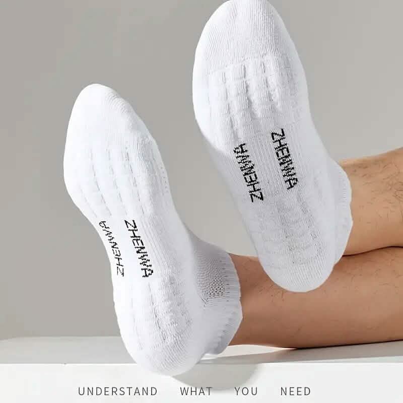 5 Paar: Atmungsaktive Unisex-Sportknöchelsocken