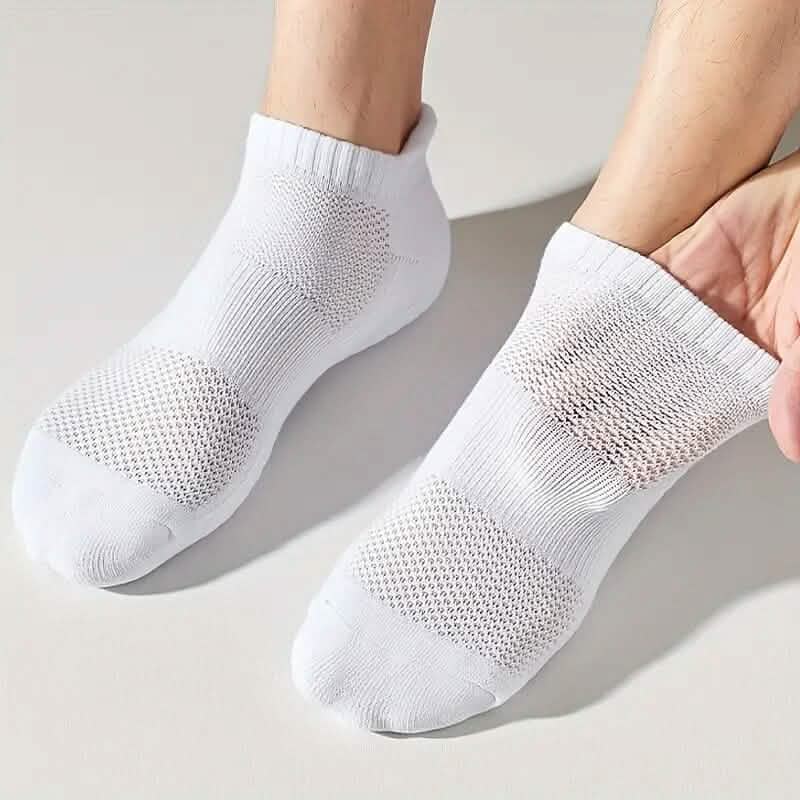 5 Paar: Atmungsaktive Unisex-Sportknöchelsocken