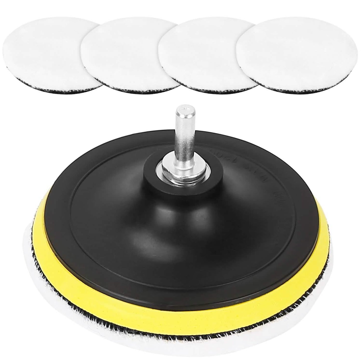5-teilig: 6" Polierschwamm-Set