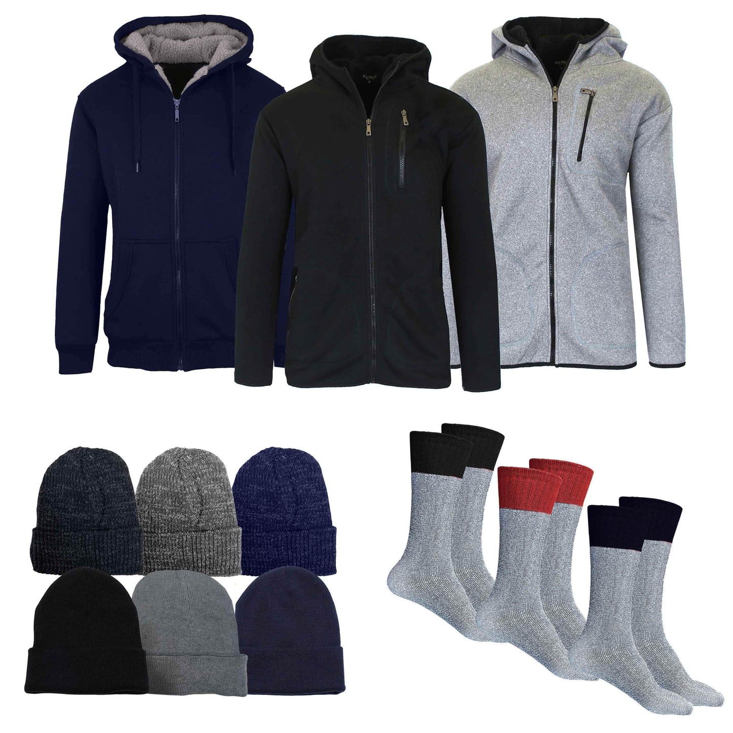 5-teilig: Sherpa Winter-Geschenkset für Herren