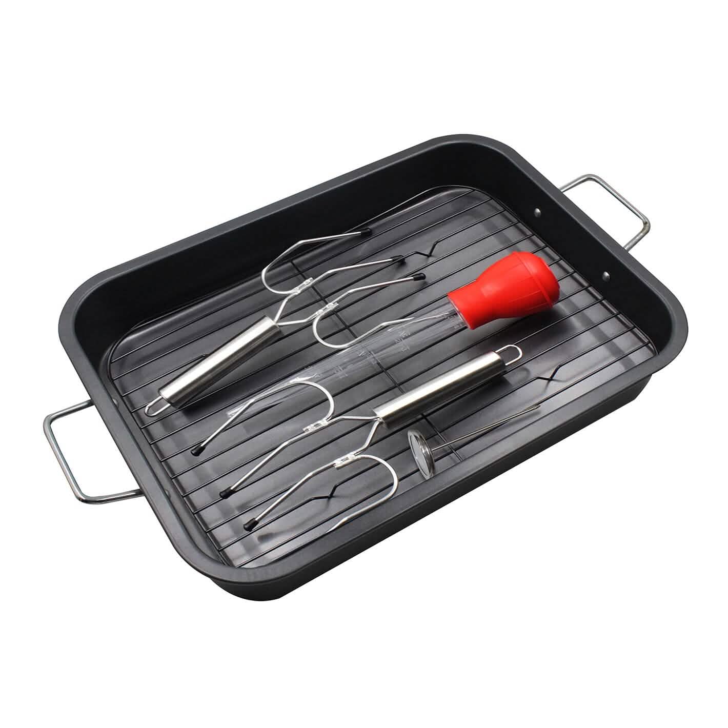 5-teiliges Set: Antihaft-Bräter-Set