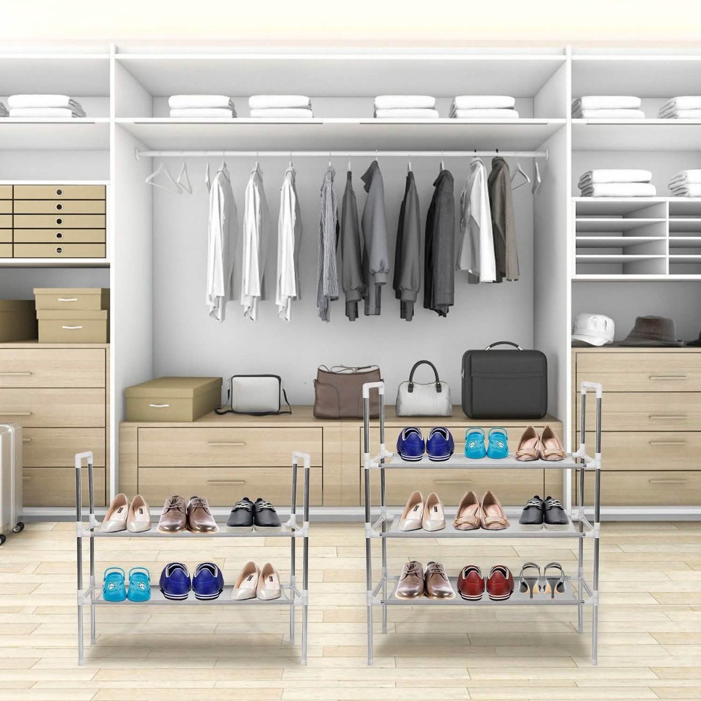 5-stufiges Schuhregal für 15 Paar Schuhe