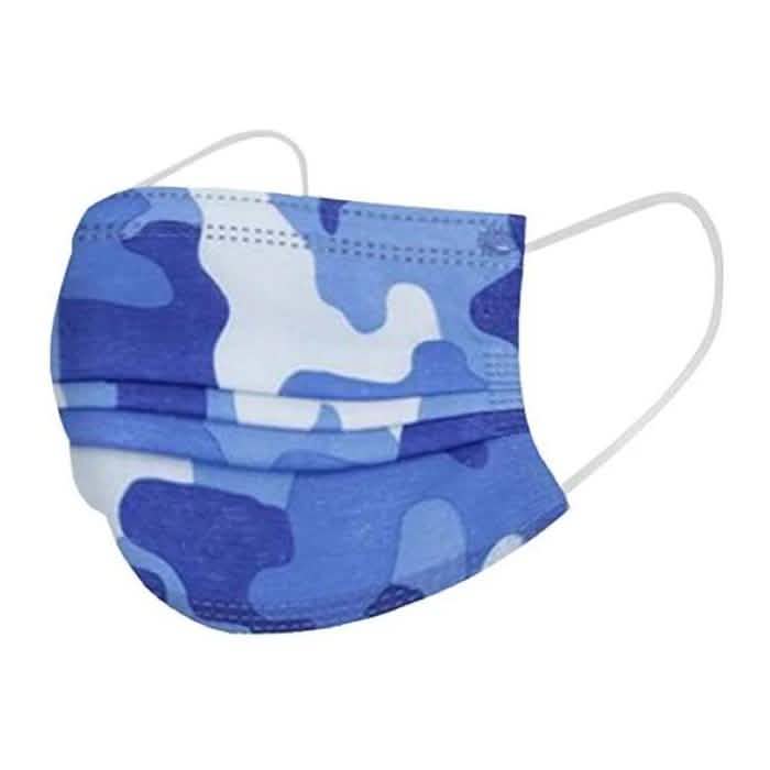 50er-Pack: Camouflage Einweg-Mund-Nasen-Maske, nicht-medizinisch, 3-lagig