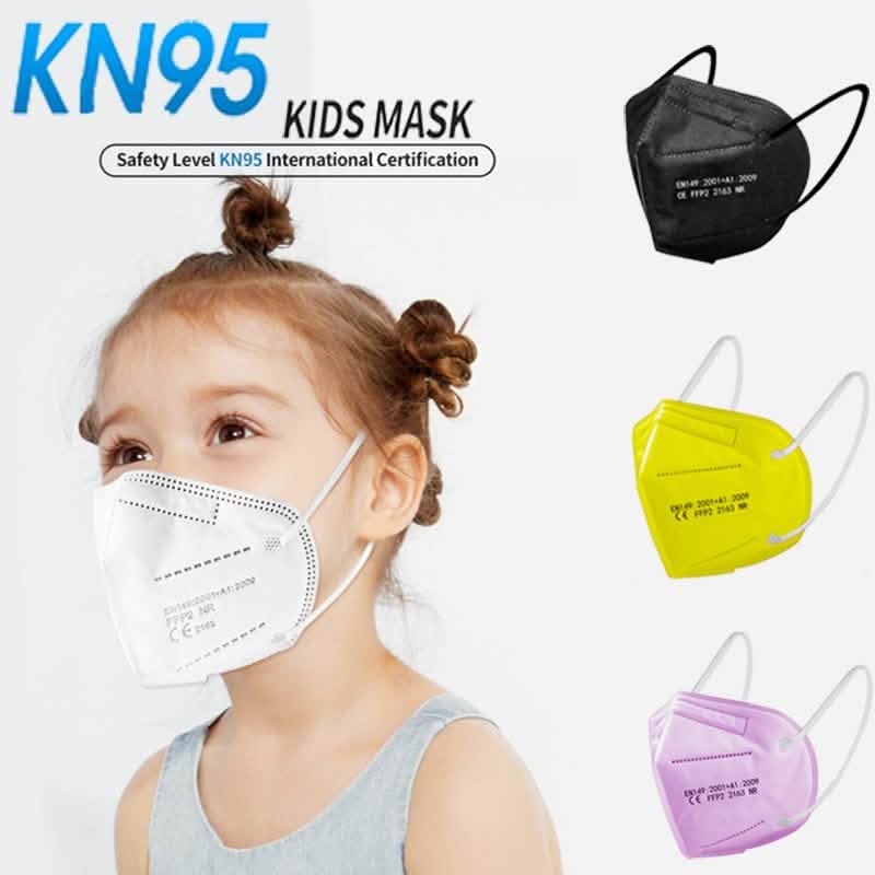50er-Pack: Kindergröße KN95 5-lagige Gesichtsmaske