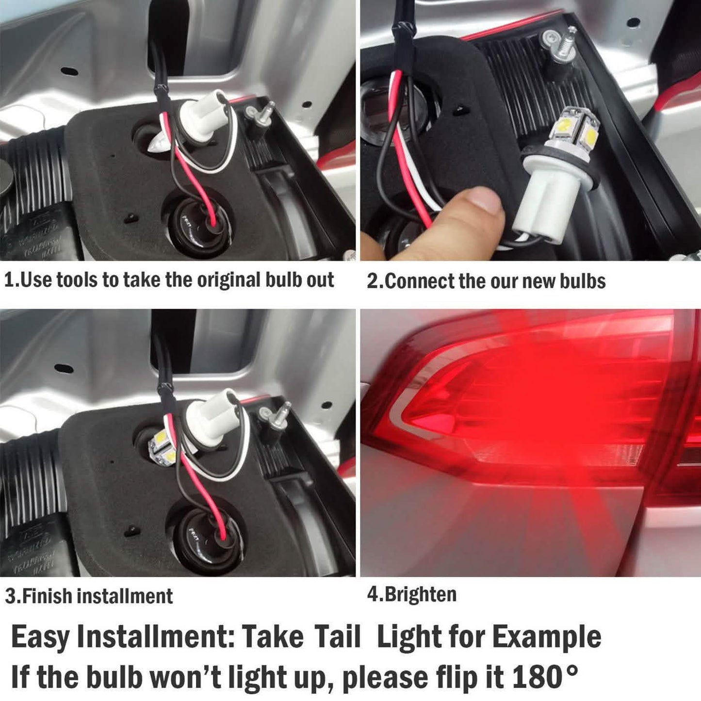 50-teilig: LED-Autobirnen