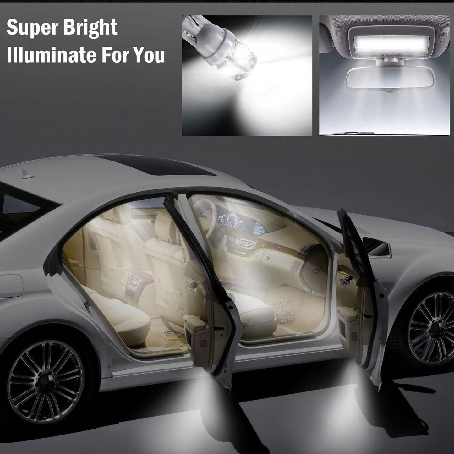 50-teilig: LED-Autobirnen
