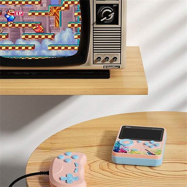 500 Spiele Mini-Handheld-Retro-Videospielkonsole