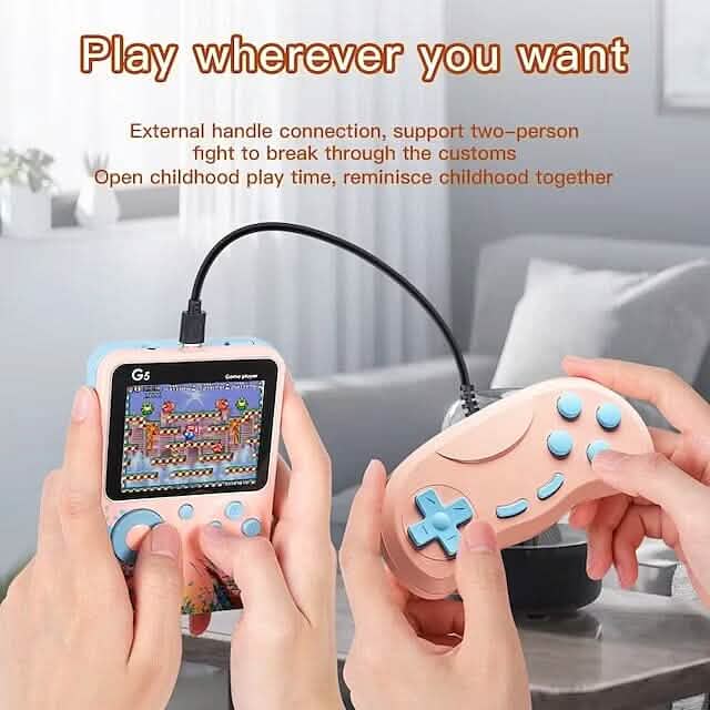 500 Spiele Mini-Handheld-Retro-Videospielkonsole