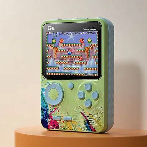 500 Spiele Mini-Handheld-Retro-Videospielkonsole