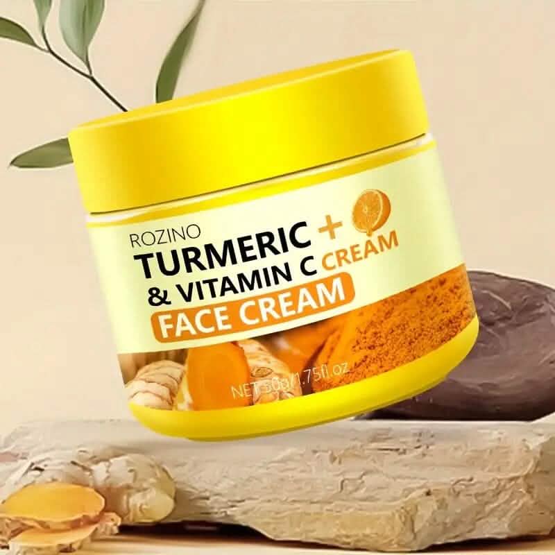 50g Kurkuma + Vitamin C Gesichtscreme mit Hyaluronsäure