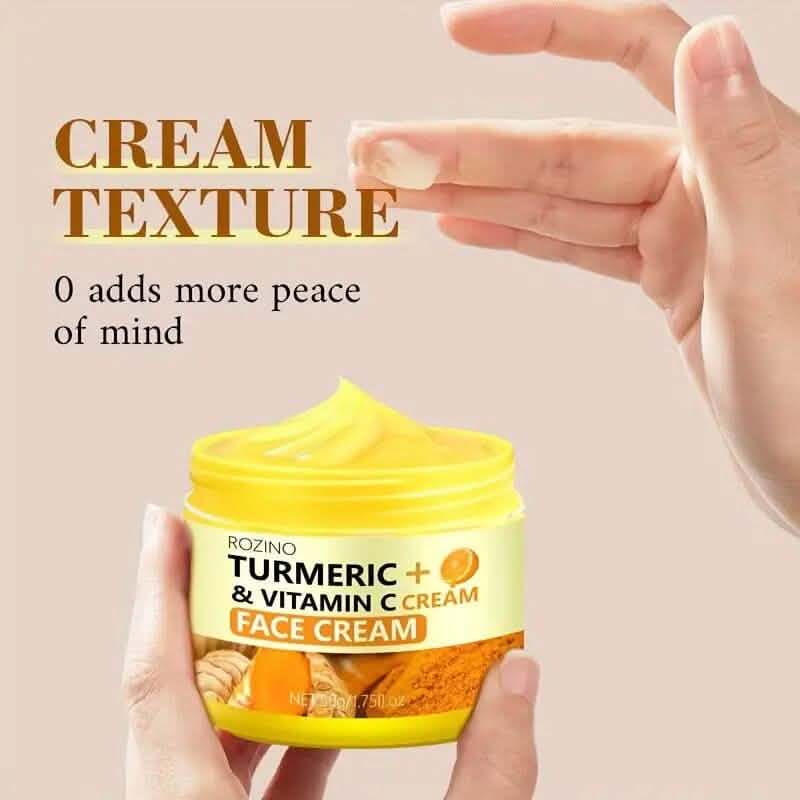 50g Kurkuma + Vitamin C Gesichtscreme mit Hyaluronsäure