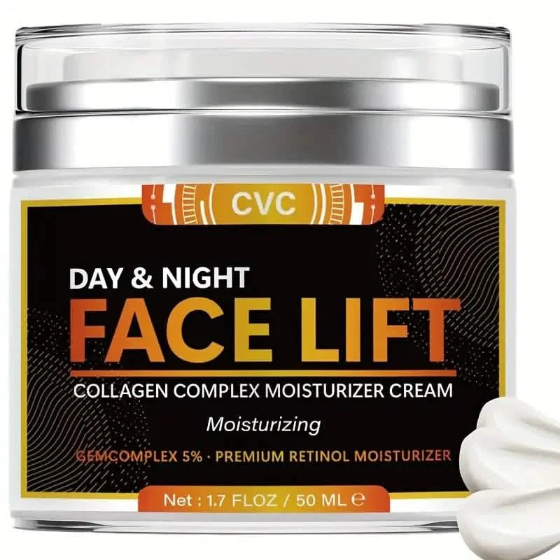 50ml Revitalisierende Gesichtsstraffungscreme – sichtbar straffend, liftend und feuchtigkeitsspendend mit Hyaluronsäure, Kollagen