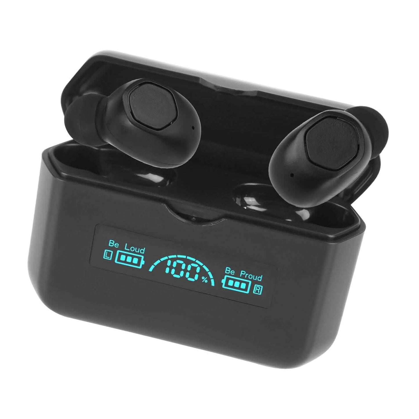 5.1 TWS Kabelloser Ohrhörer mit Ladecase, IPX4 wasserdicht, Powerbank