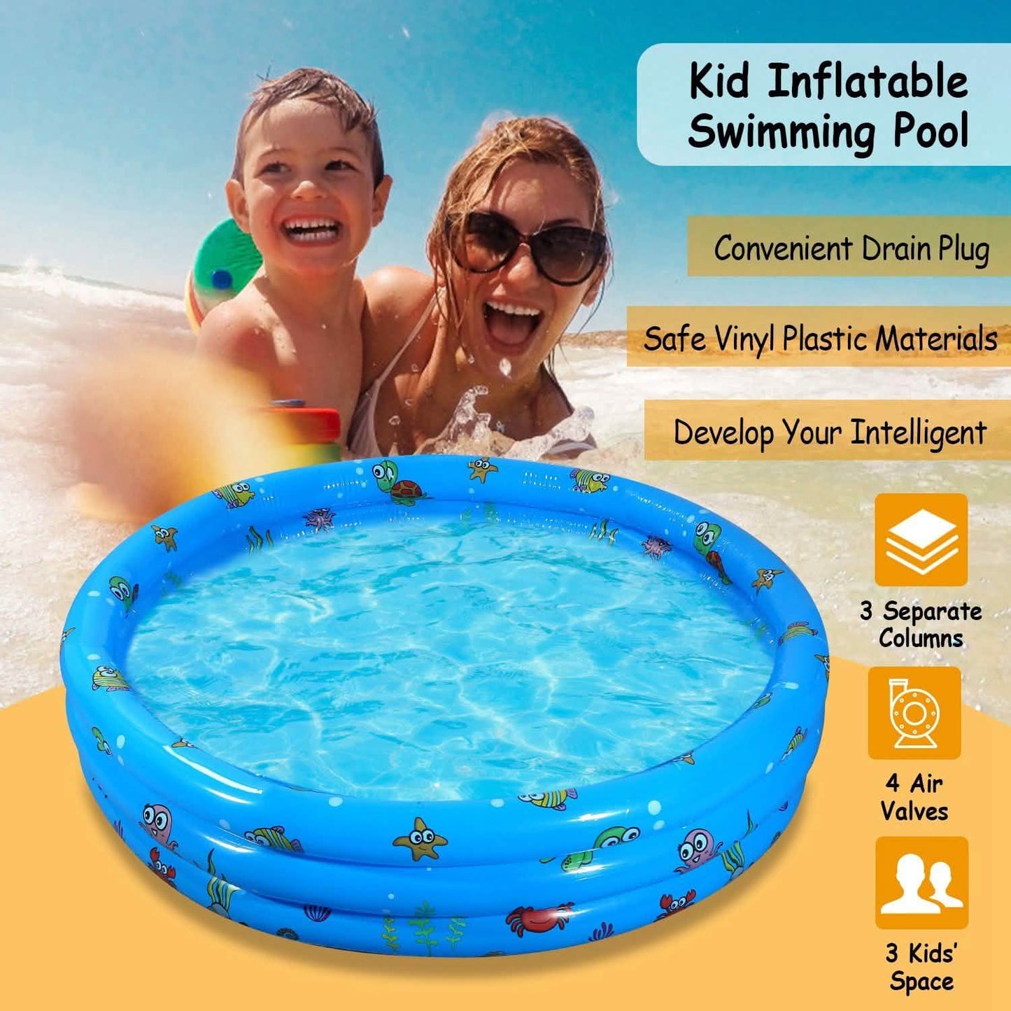 51x13" Aufblasbarer Swimmingpool