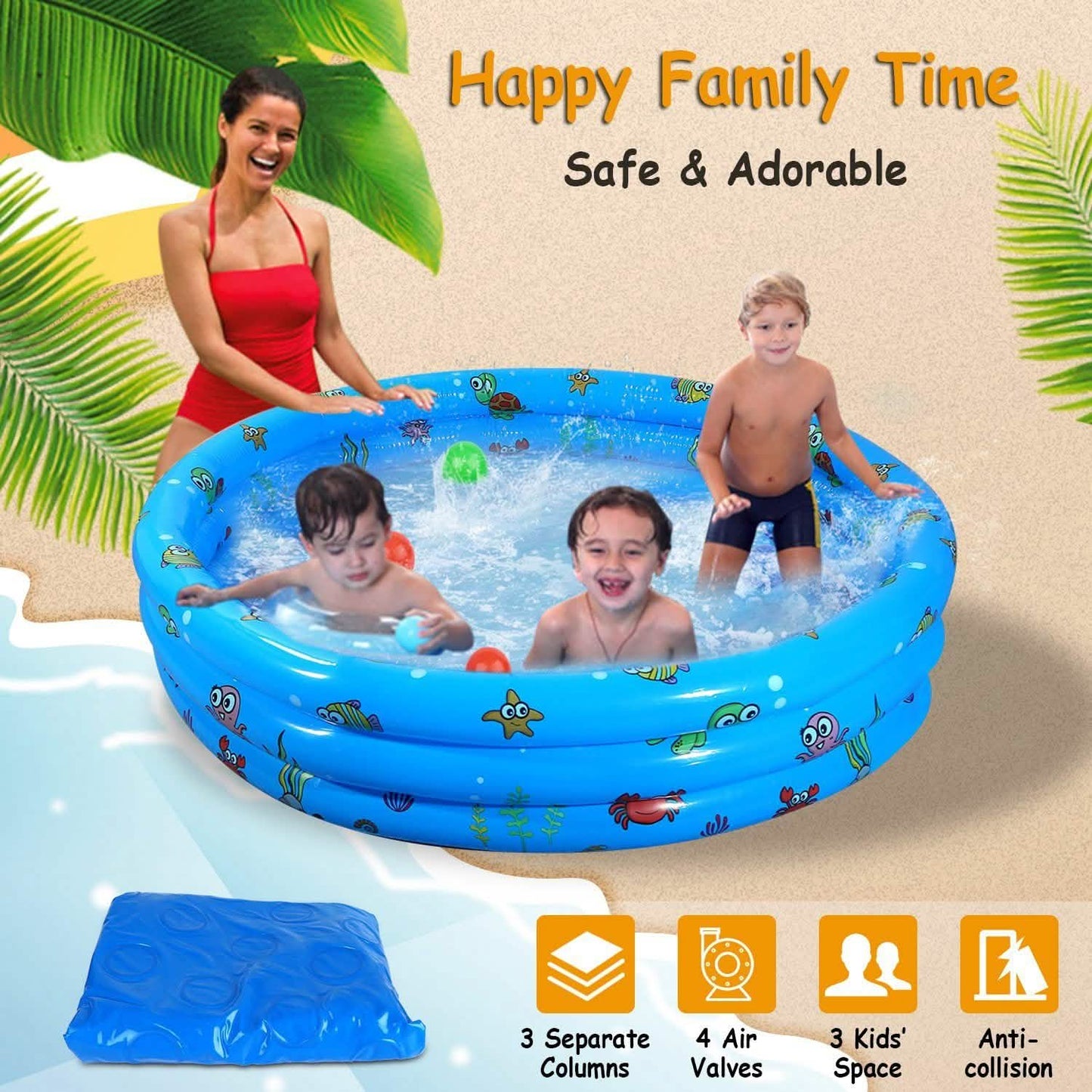 51x13" Aufblasbarer Swimmingpool
