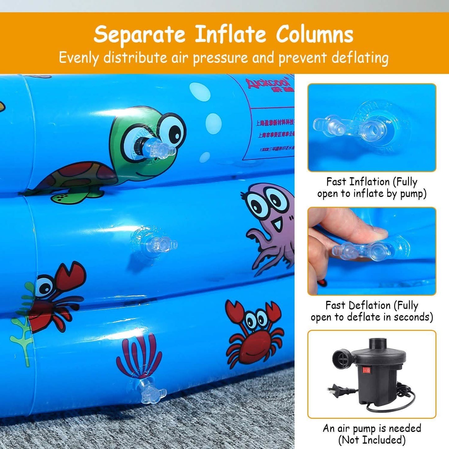 51x13" Aufblasbarer Swimmingpool