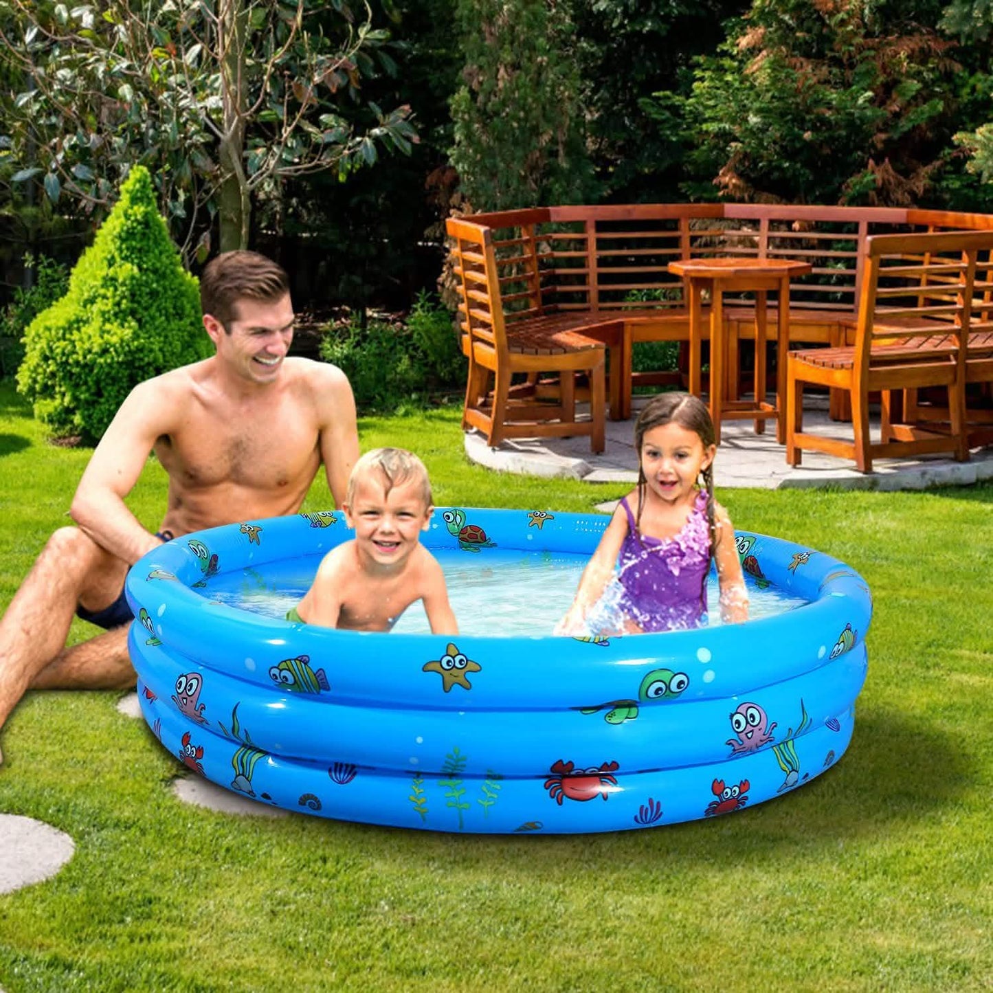 51x13" Aufblasbarer Swimmingpool
