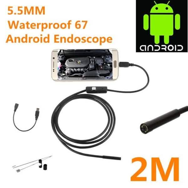 5,5mm Android wasserdichtes Endoskop